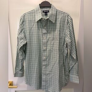 Lands' End Green Plaid Men's Shirt